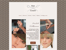 Tablet Screenshot of hair-creativ.com